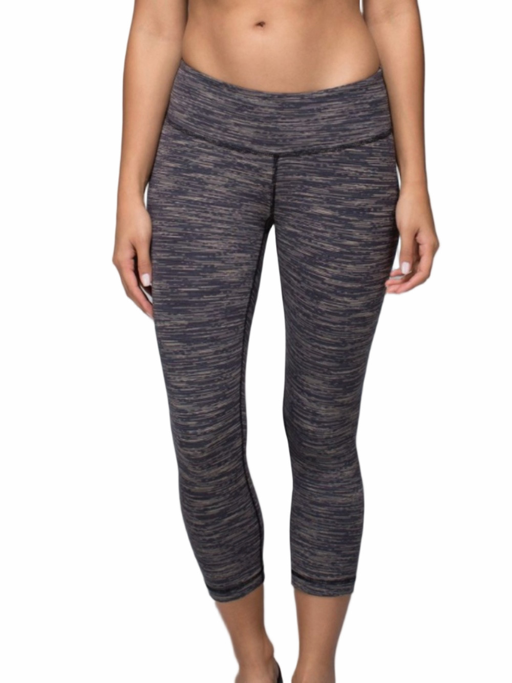Lululemon Wunder Under Crop Wee Are From Space mid rise leggings 2